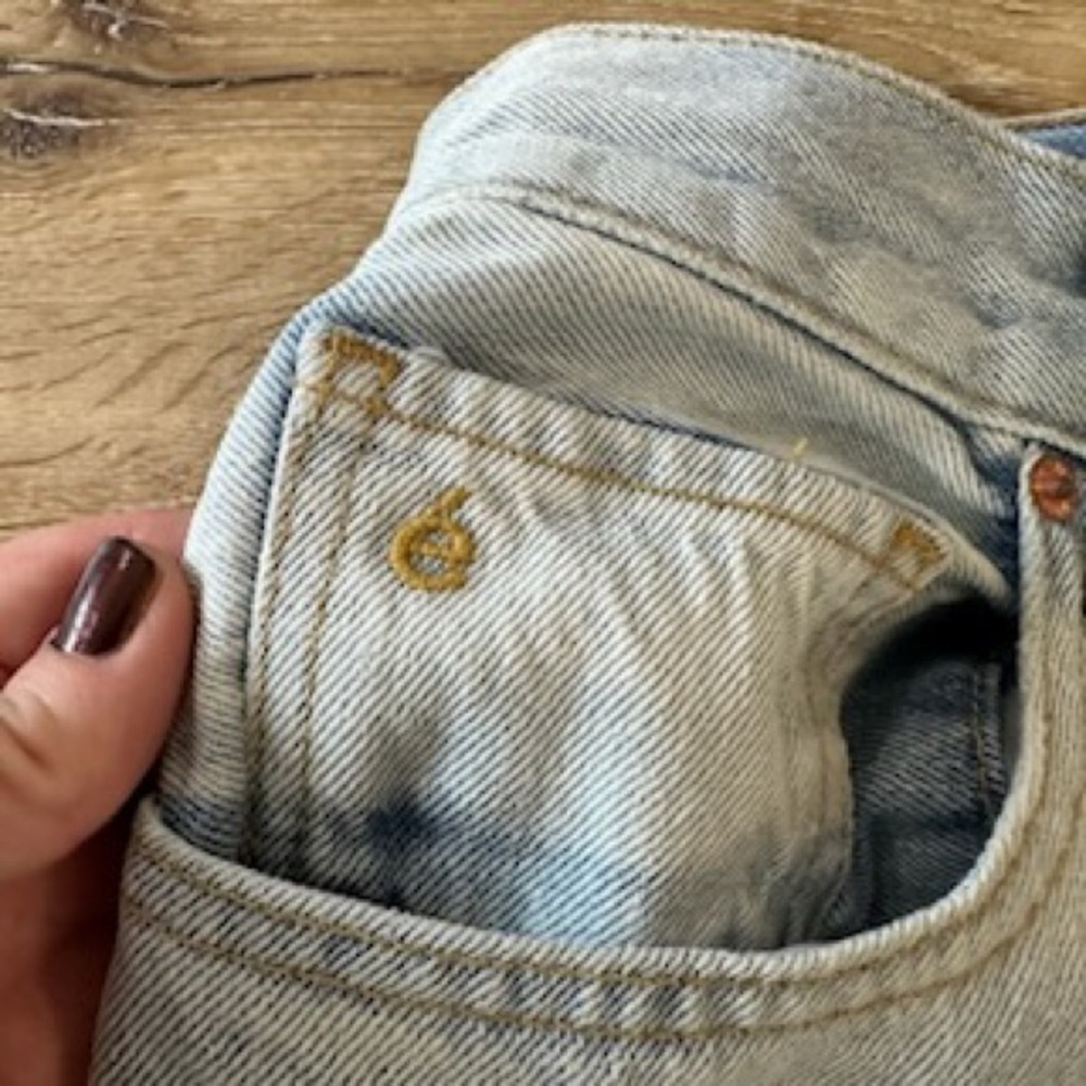 Etica Ethically Made Marley Ultra High Rise Baggy Jeans in Seaford Sz 32 NWT - Picture 5 of 11